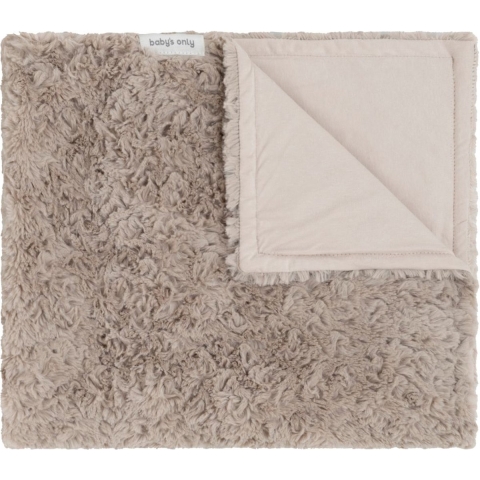 Deken Ledikant Baby's Only Snow Taupe