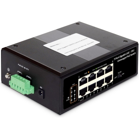 Digitus DN-651113 Industrial Ethernet Switch 10 / 100 / 1000 MBit/s IEEE 802.3af (12.95 W), IEEE 802.3at (25.5 W)