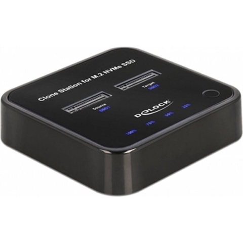M.2 Docking Station for 2 x M.2 NVMe PCIe SSD with Clone function Dockingstation