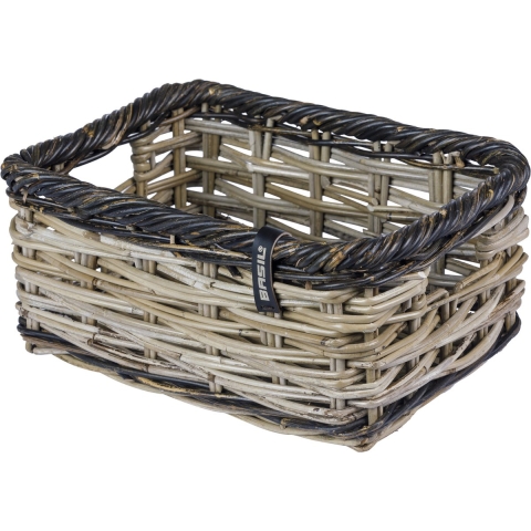 Mand Dijon Small rotan grijs/zwart