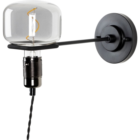 Zuiver Hazy Wandlamp - Zwart