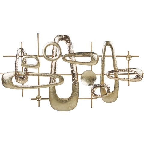 Beliani - MANGANESE - Wanddecoratie - Goud - IJzer