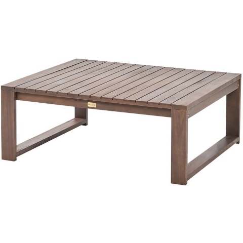 Beliani - TIMOR II - Salontafel - Donkere houtkleur - FSC® acaciahout