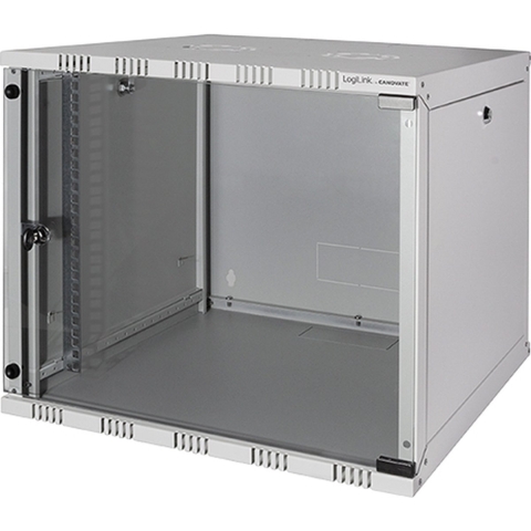 LogiLink 19 WALLMOUNT SOHO BOX 9U 540*550, GREY, FLATPACK 19inch-wandkast (b x h x d) 540 x 456 x 550 mm 9 HE Grijs-wit (RAL 7035)