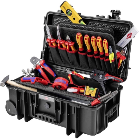 Knipex Robust26 Elektro Gereedschapskoffer (met inhoud) (l x b x h) 550 x 350 x 225 mm