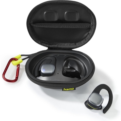 Hama Bluetooth®-koptelefoon Spirit Athletics True Wireless Oorbeugel Zw/ge