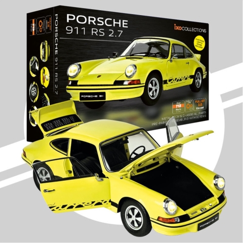 IXO Collection - 1/8 Porsche 911 RS 2.7 Carrera metalen bouwpakket
