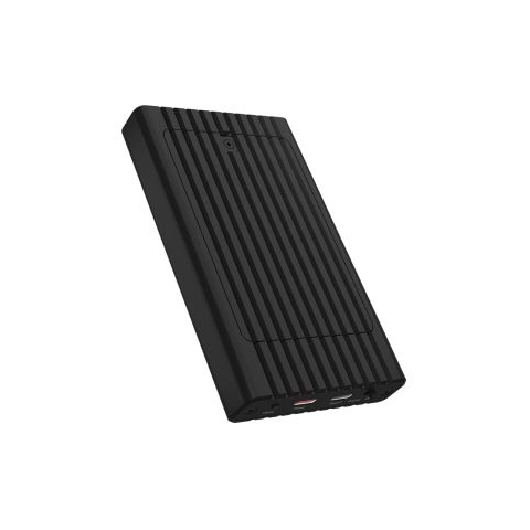 ICY BOX IB-2817MCL-C31 SDD-behuizing Zwart M.2 Stroomvoorziening via USB