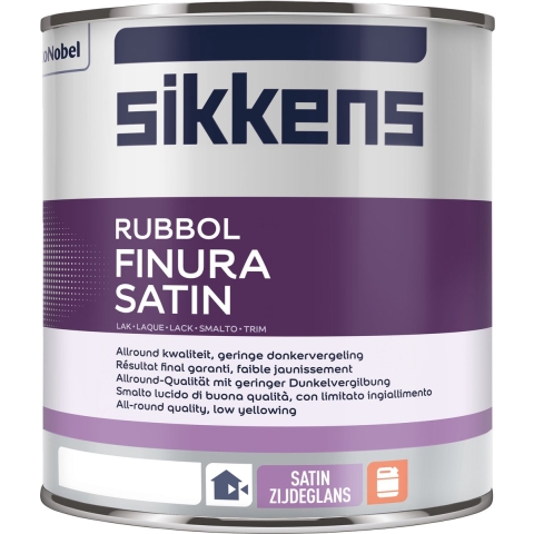 Sikkens Rubbol Finura Satin - Wit - 1L