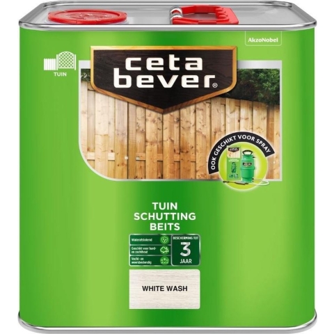 Cetabever Schuttingbeits - White Wash - 2,5L