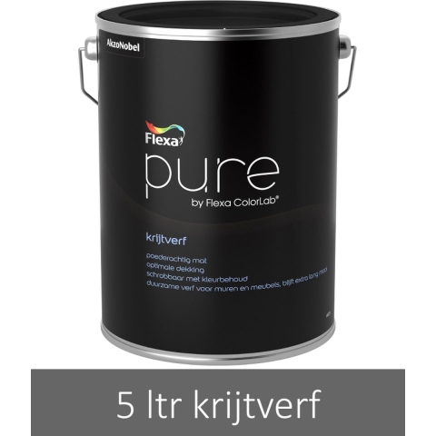 Flexa Pure Krijtverf - Op Kleur Gemengd - 5L