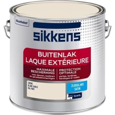 Sikkens Buitenlak Zijdeglans - Ral 9001 - 2,5L