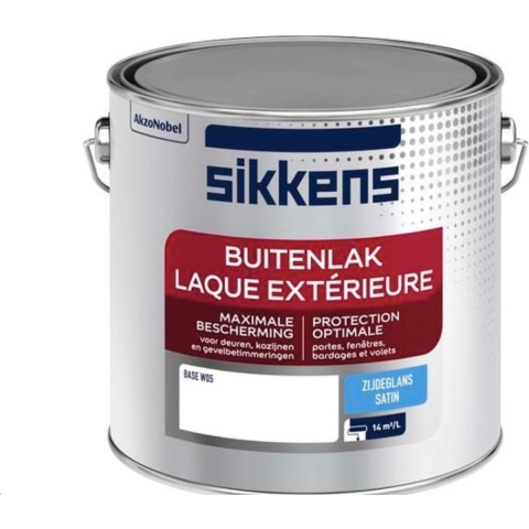 Sikkens Buitenlak Zijdeglans - Op Kleur Gemengd - 2,5L