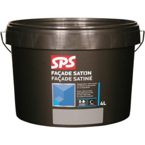 SPS Façade Satin Muurverf - Op Kleur Gemengd - 10L