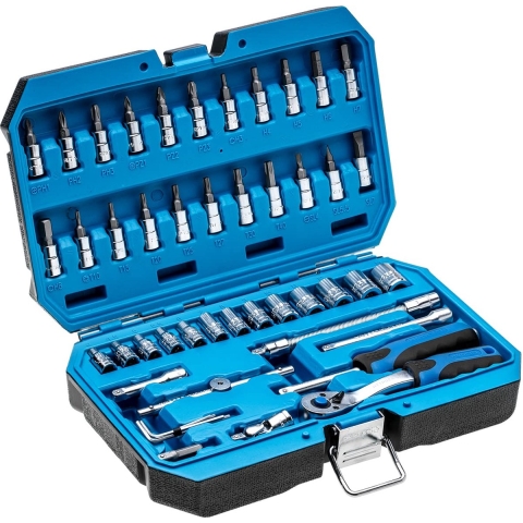 Rems Amigo 2 Set R 1/2-3/4-1-1 1/4-1 1/2-2"Draadsnijmachine Incl. Snelwisselsnijkoppen In Stalen Koffer