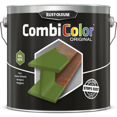 Rust-Oleum Combicolor Hoogglans - RAL 6010 Grasgroen - 2,5L