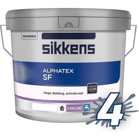 Sikkens Alphatex Satin SF - Op Kleur Gemengd - 10L