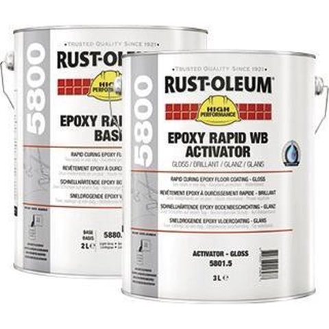 Rust-Oleum 5800 Epoxy Rapid WB Mat - Ral 7035 Lichtgrijs - 5L