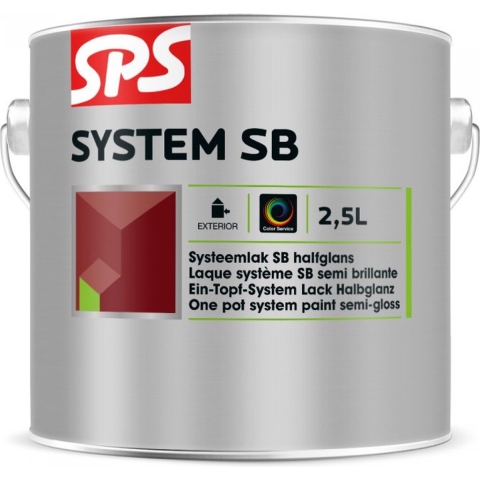 SPS Systeem SB Lak - Wit - 2,5L