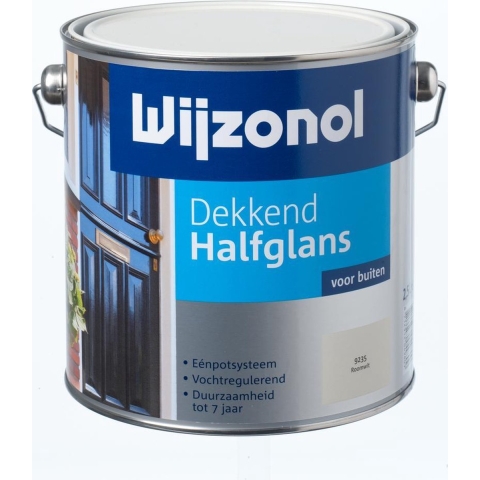 Wijzonol Grond- En Aflak InÉén - 9235 Roomwit - 2,5L