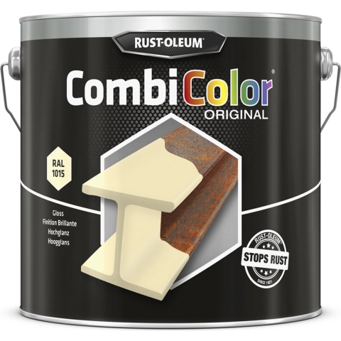 Rust-Oleum Combicolor Hoogglans - RAL 1015 Licht Ivoor - 2,5L