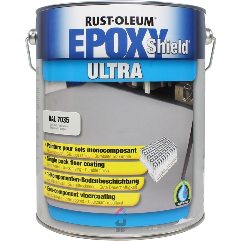 Rust-Oleum EpoxyShield Ultra Vloercoating - Lichtgrijs - 5L