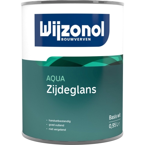 Wijzonol Aqua Zijdeglans Lak - Op Kleur Gemengd - 1L