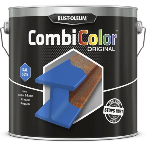 Rust-Oleum Combicolor Hoogglans - RAL 5015 Hemelsblauw - 2,5L