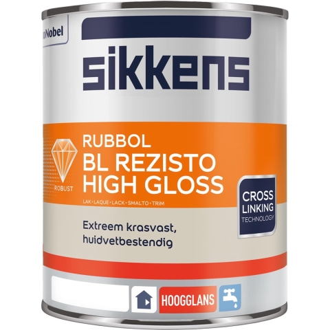Sikkens Rubbol BL Rezisto High Gloss - Wit - 1L