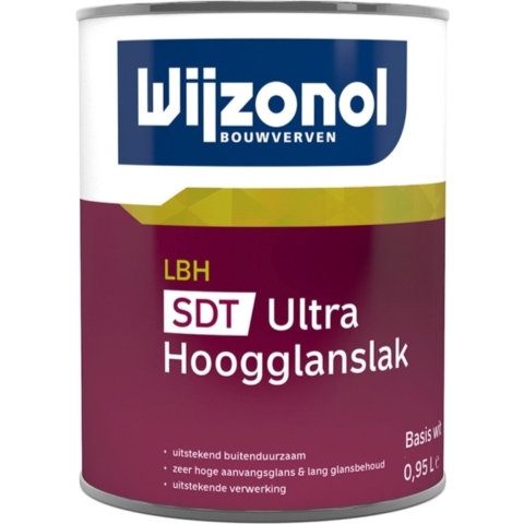 Wijzonol LBH SDT Ultra Hoogglanslak - Op Kleur Gemengd - 1L