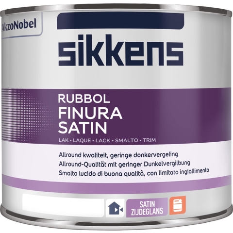 Sikkens Rubbol Finura Satin - Op Kleur Gemengd - 2.5L