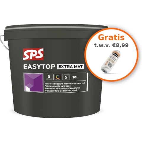 SPS Easytop Extra Mat Muurverf - Op Kleur Gemengd - 4L