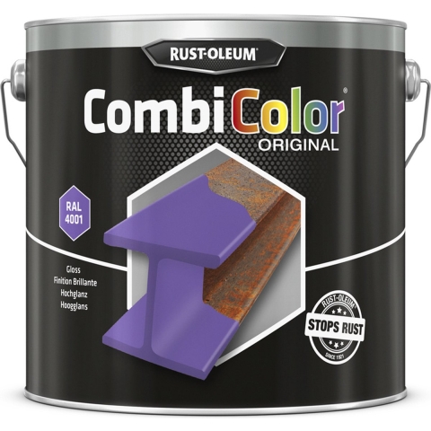 Rust-Oleum Combicolor Hoogglans - RAL 4001 Roodlila - 2,5L