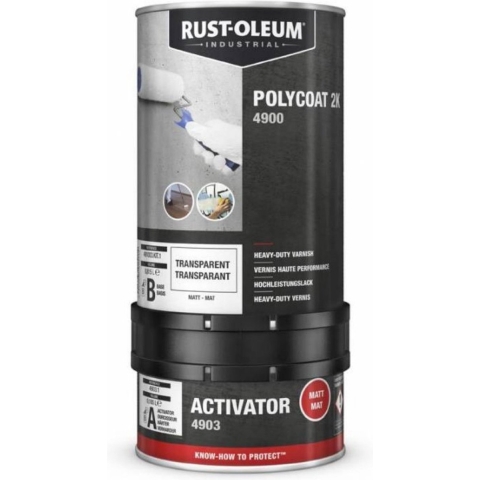 Rust-Oleum Polycoat 2K Hdvarnish Matt 1L