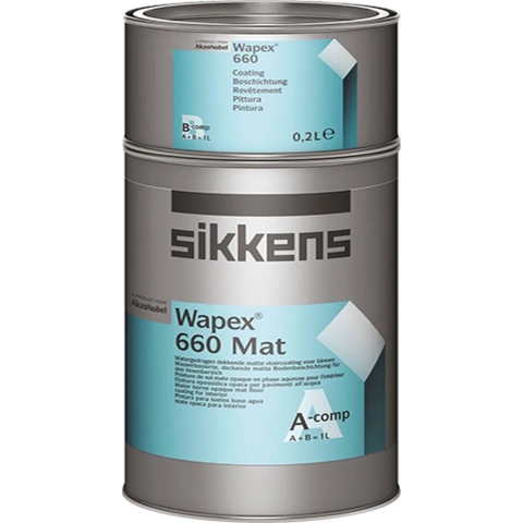Sikkens Wapex 660 Mat Vloercoating - Op Kleur Gemengd - 5L