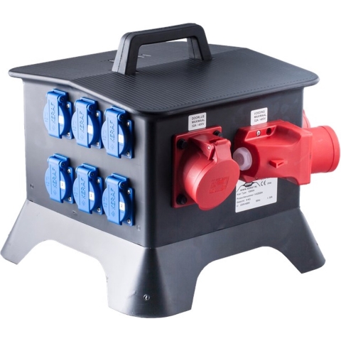 Keraf KE27-1 Rubber Verdeelkast - 230/400V