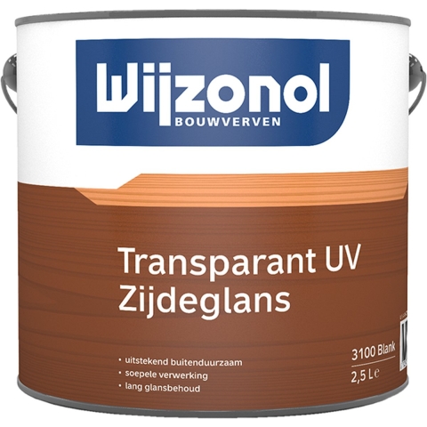 Wijzonol Transparant UV Zijdeglans - Kleurloos - 2.5L