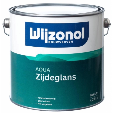 Wijzonol Aqua Zijdeglans Lak - Op Kleur Gemengd - 2,5L