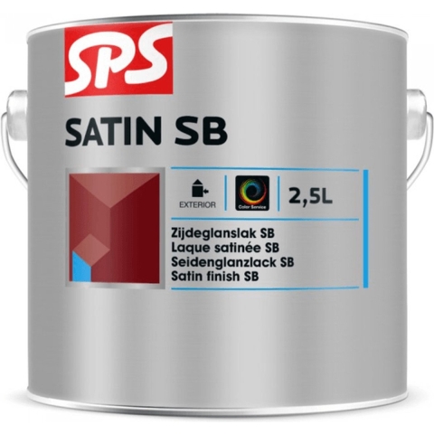 SPS Satin SB Lak - Wit - 2,5L