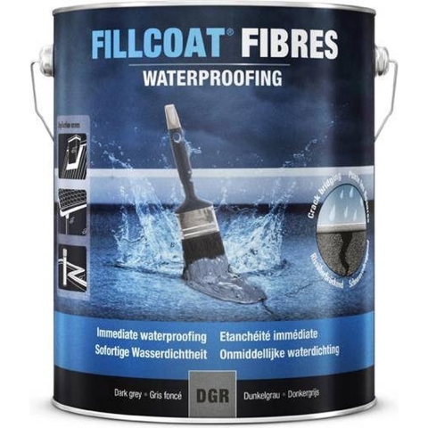Rust-Oleum Fillcoat Fibres Dark Grey 5 L