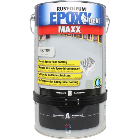 Rust-Oleum EpoxyShield MAXX Vloercoating - Lichtgrijs - 5L