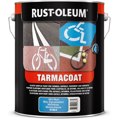 Rust-Oleum Tarmacoat Wegenverf - RAL 9017 Verkeerszwart - 5L