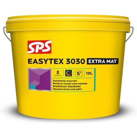 SPS Easytex 3030 Extra Mat Muurverf - Op Kleur Gemengd - 4L