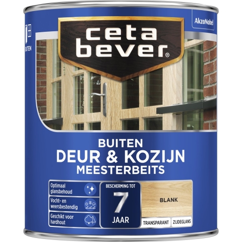 Cetabever Meesterbeits Deur En Kozijn Transparant Zijdeglans - Blank - 2,5L