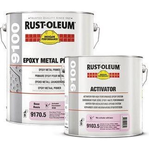Rust-Oleum 9180 Epoxy Metal Primer - Grey 5L (Excl. Activator)