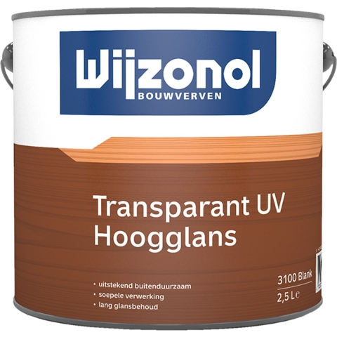 Wijzonol Transparant UV Hoogglans - Blank -2.5L