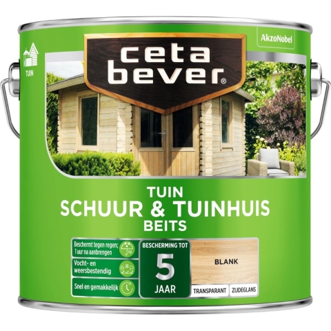 Cetabever Schuur&Tuinhuis Beits Transparant - Licht Eiken - 2,5L