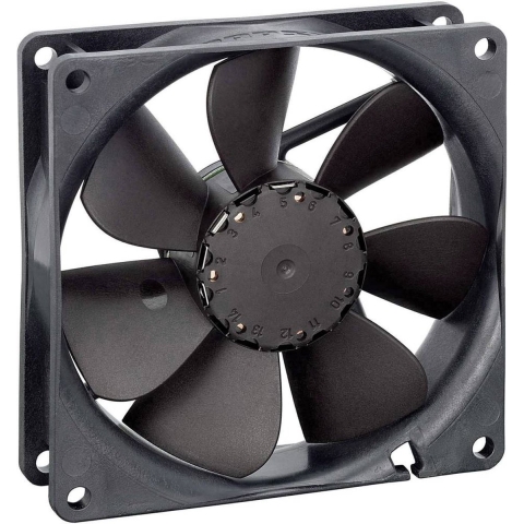 EBM Papst 3414NGH Axiaalventilator 24 V/DC 91 m³/h (l x b x h) 92 x 92 x 25.4 mm