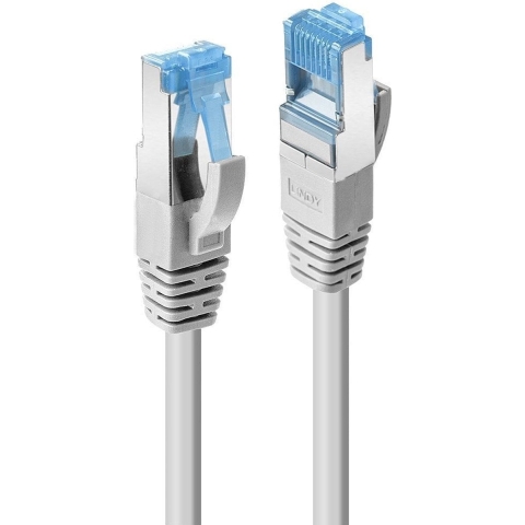 LINDY 47144 RJ45 Netwerkkabel, patchkabel CAT 6A S/FTP 100.00 m Grijs 1 stuk(s)