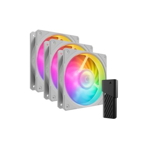 Cooler Master Mobius 120P ARGB White 3-Pack Fan Kit